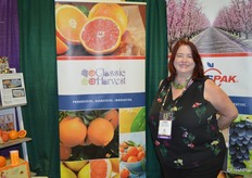 Linda Cunningham with Classic Harvest.